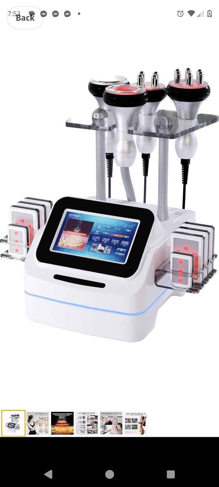 Body Cavitation Machine for Fat Removal 40k Ultra Slim Cavitation Machine