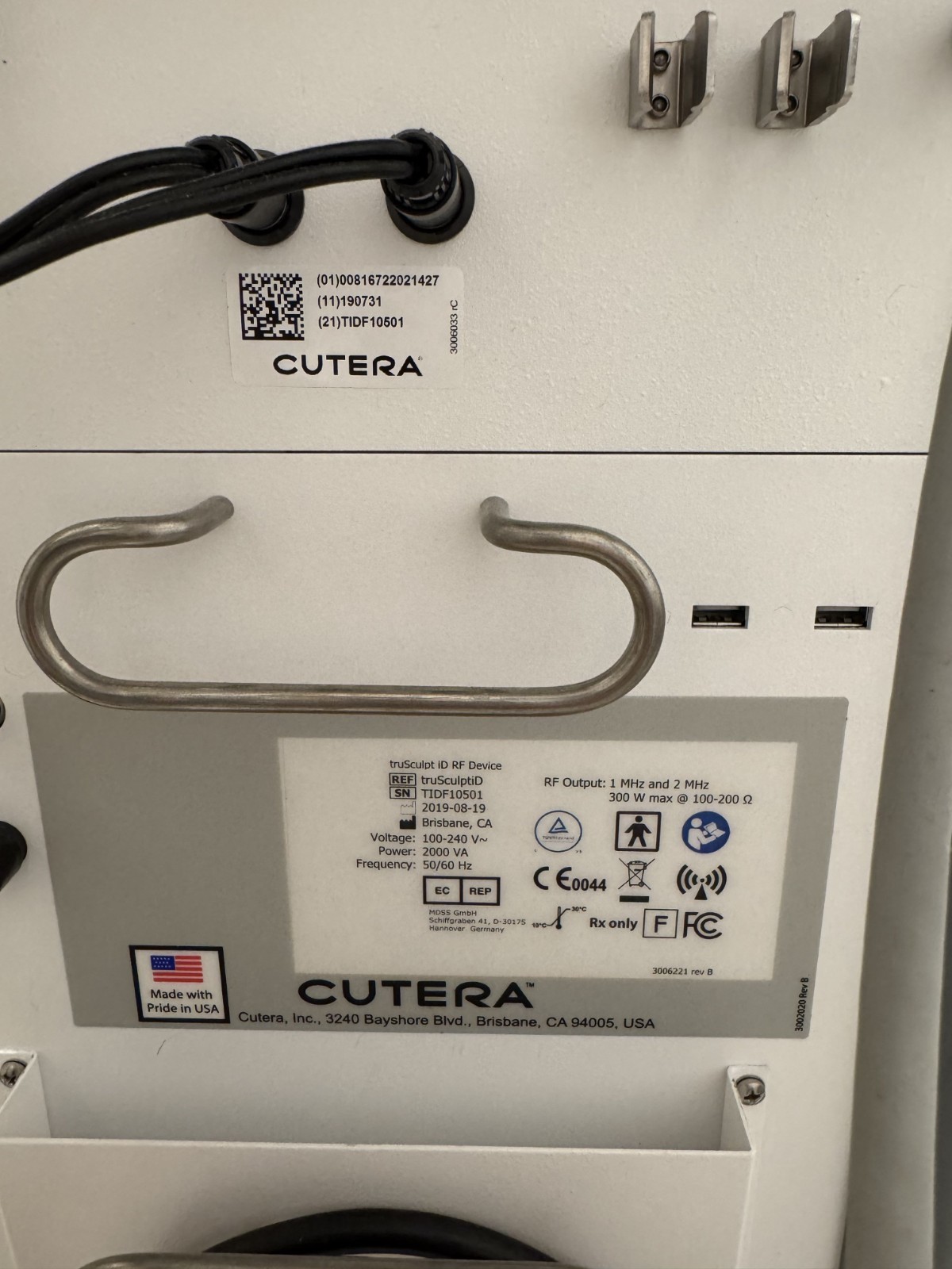 2019 Cutera TruSculpt ID Body Sculpting Circumferential Reduction System