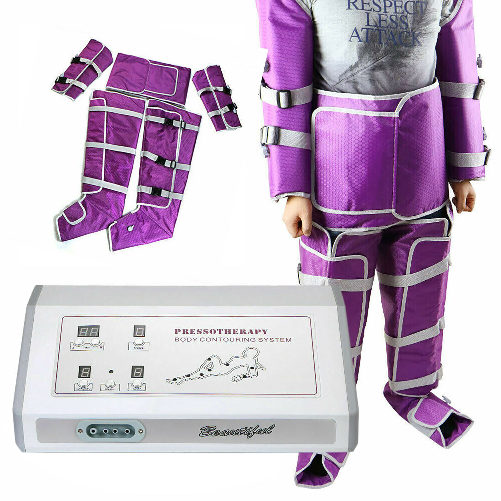 Air Pressure Pressotherapy Lymphatic Drainage Weight Loss Machine Slimming Set