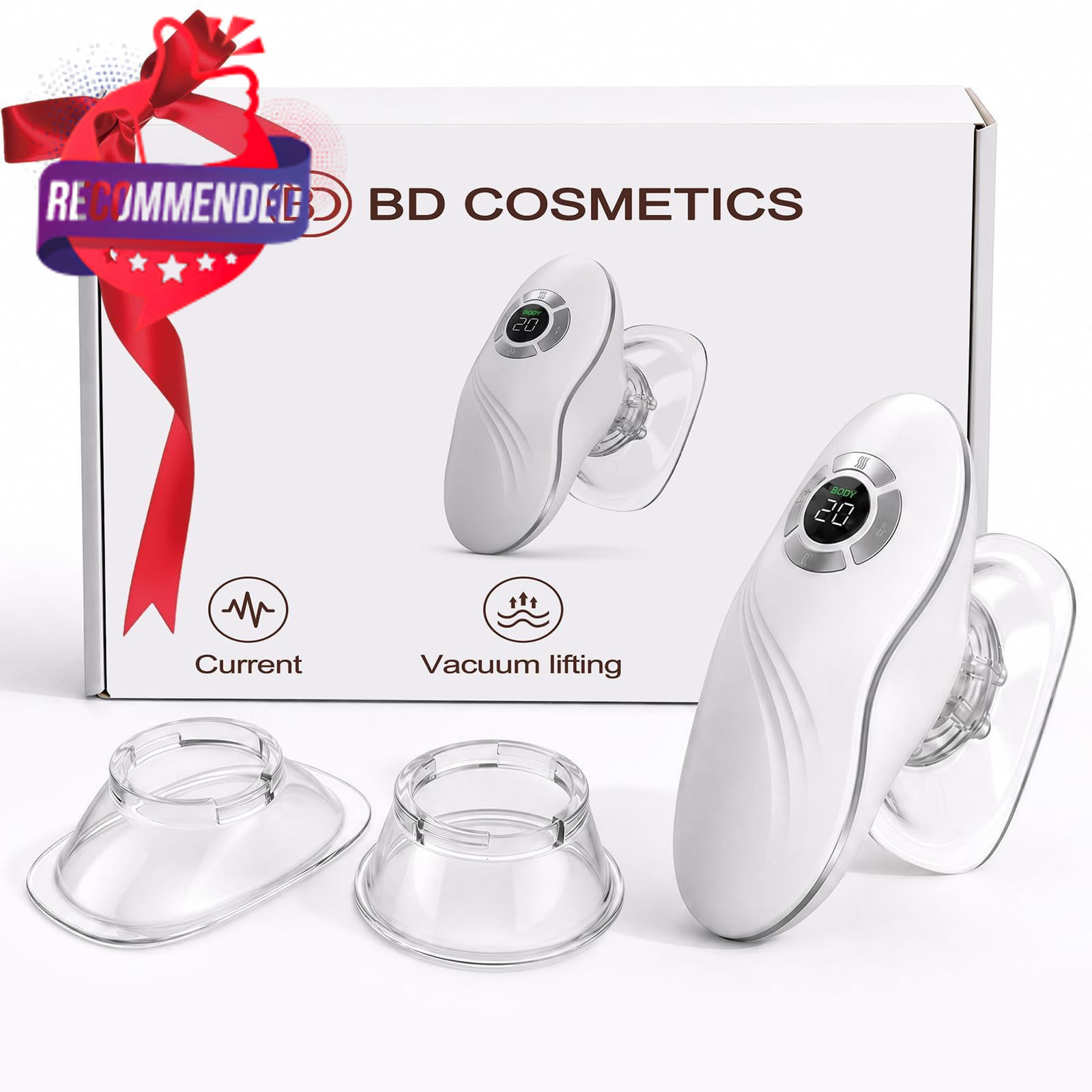 3-in-1 Body Sculpting Machine, Red Light Microcurrent & Vacuum Massage Beauty