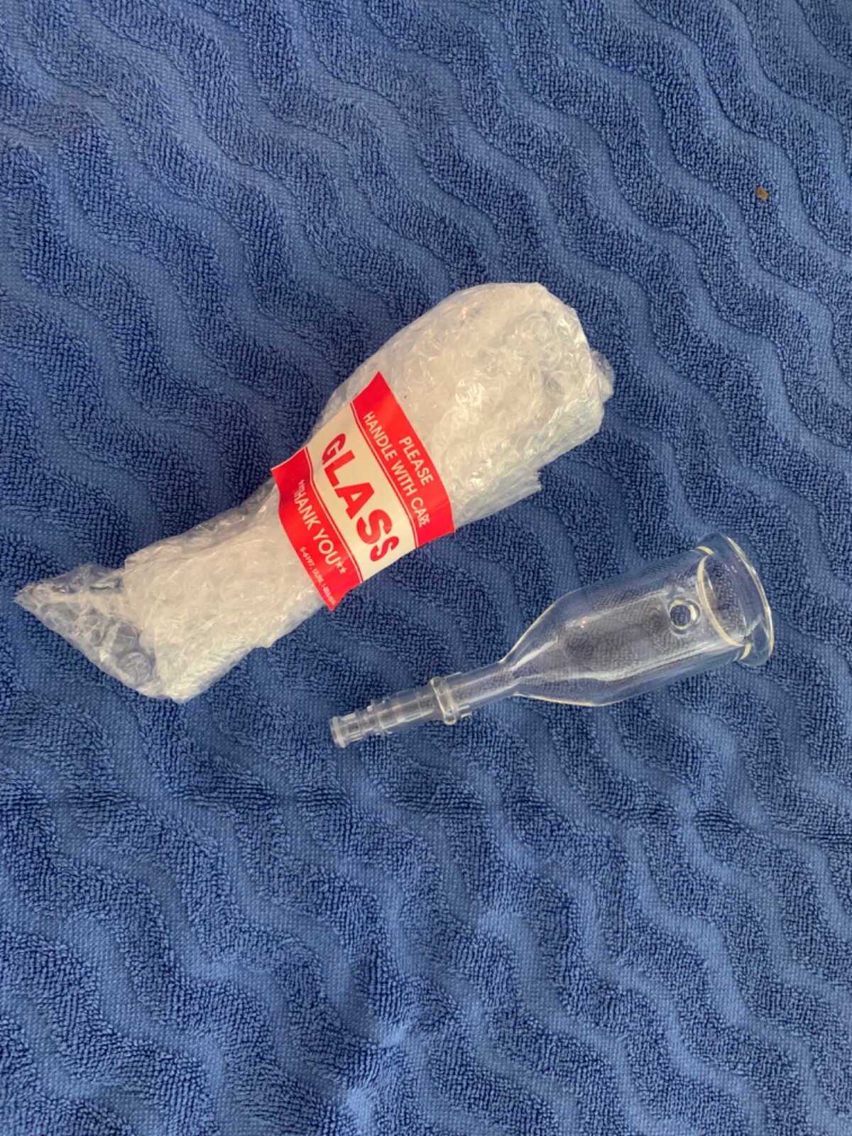 Edge HydraFacial Lymphatic drainage glass hand piece