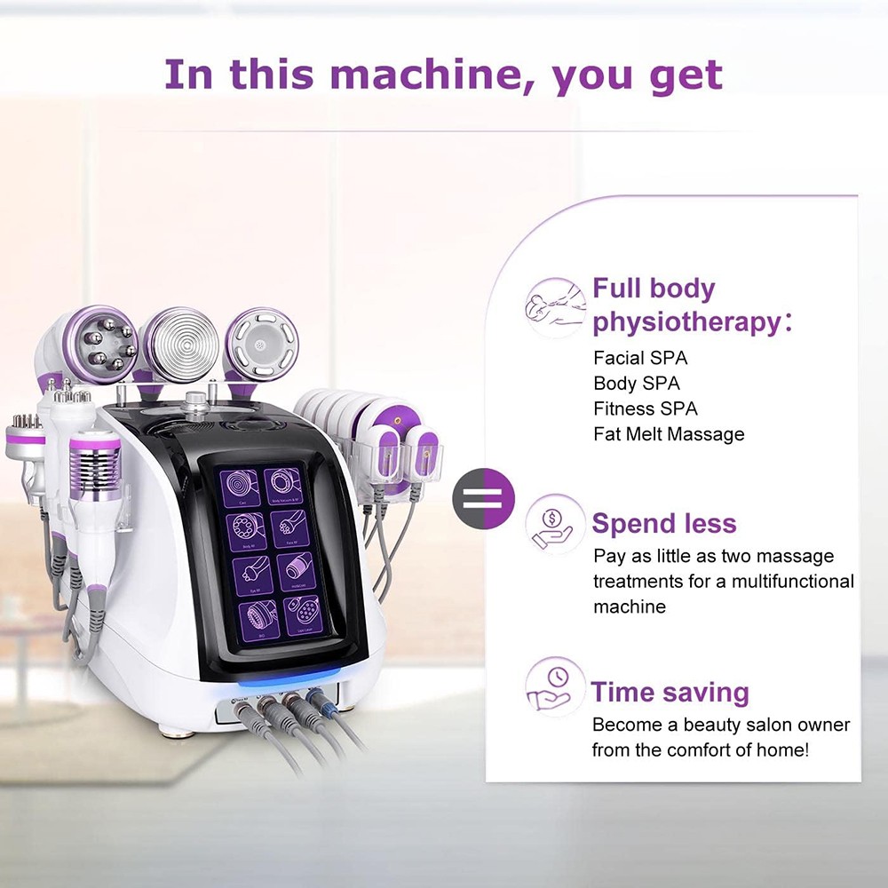 9 in 1 Multifunction Beauty Machine for Body Massage Facial Skin Care Salon Use