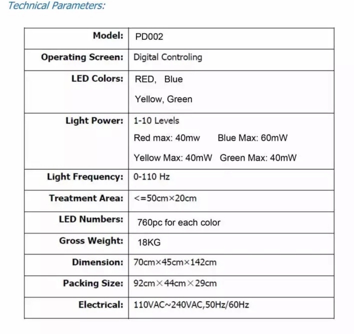 anti-aging skin care led bio photon theraphy dermatology
