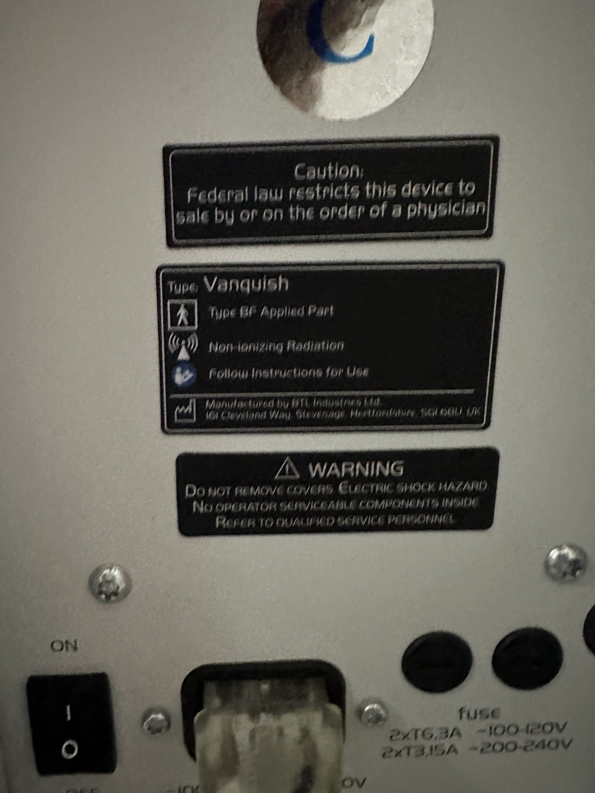 BTL Vanquish ME Radio Frequency Permanent Fat Reduction
