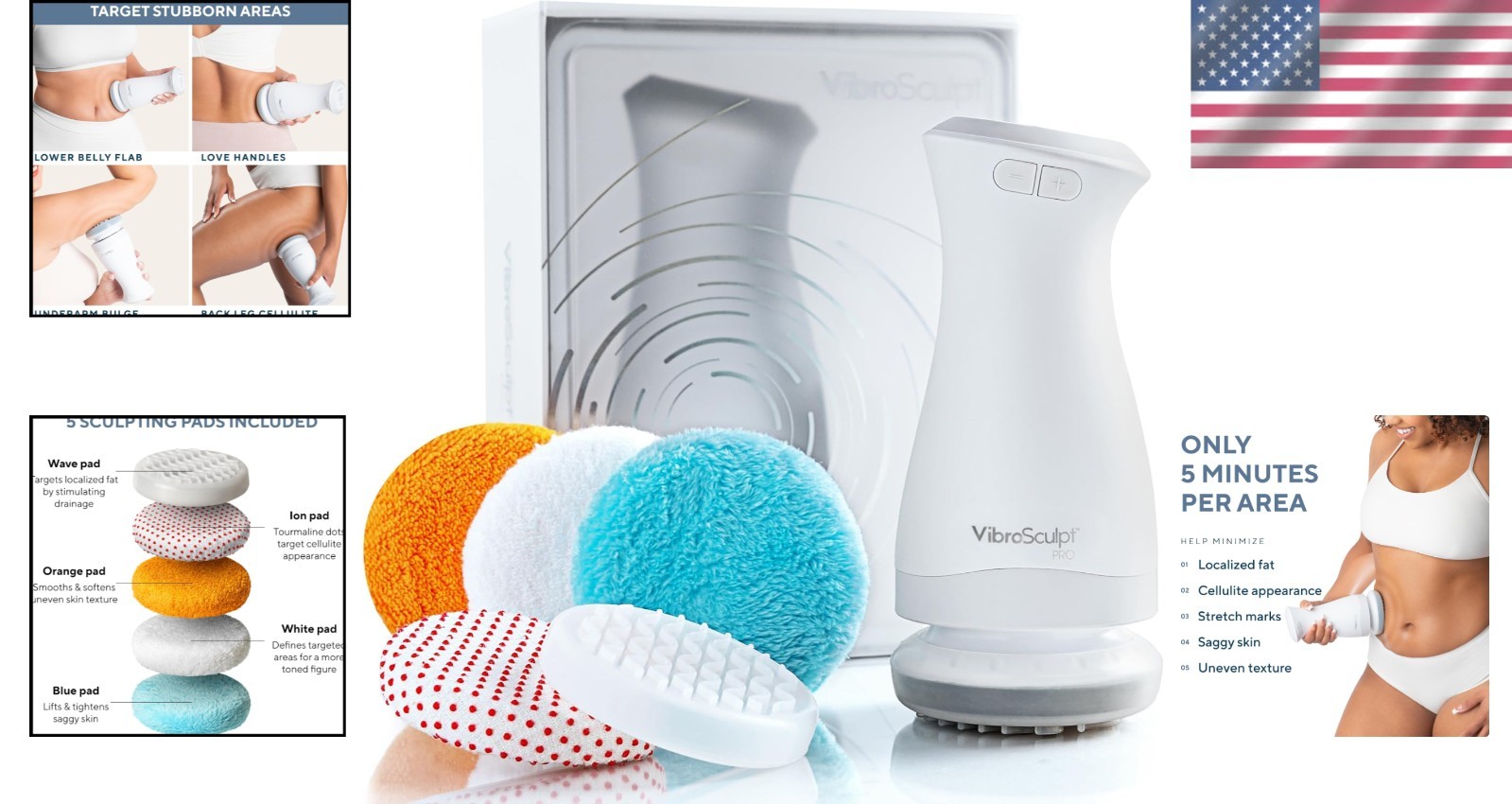 Handheld Body Sculpting Machine – Lymphatic Drainage, Cellulite Massager, Toning