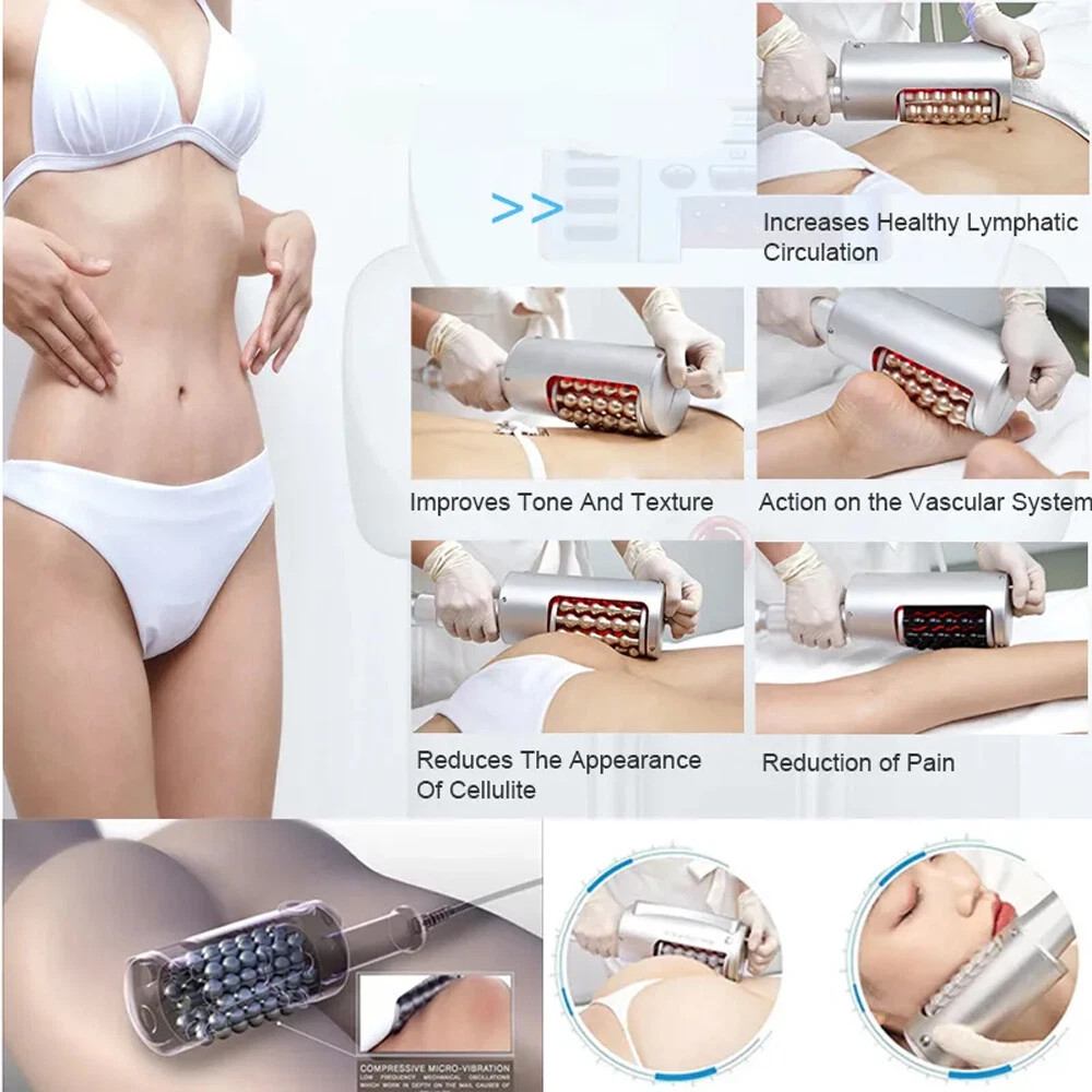2 in 1 9D Inner Ball Roller Machine Lymphatic Drainage Body Massage Taut Skin