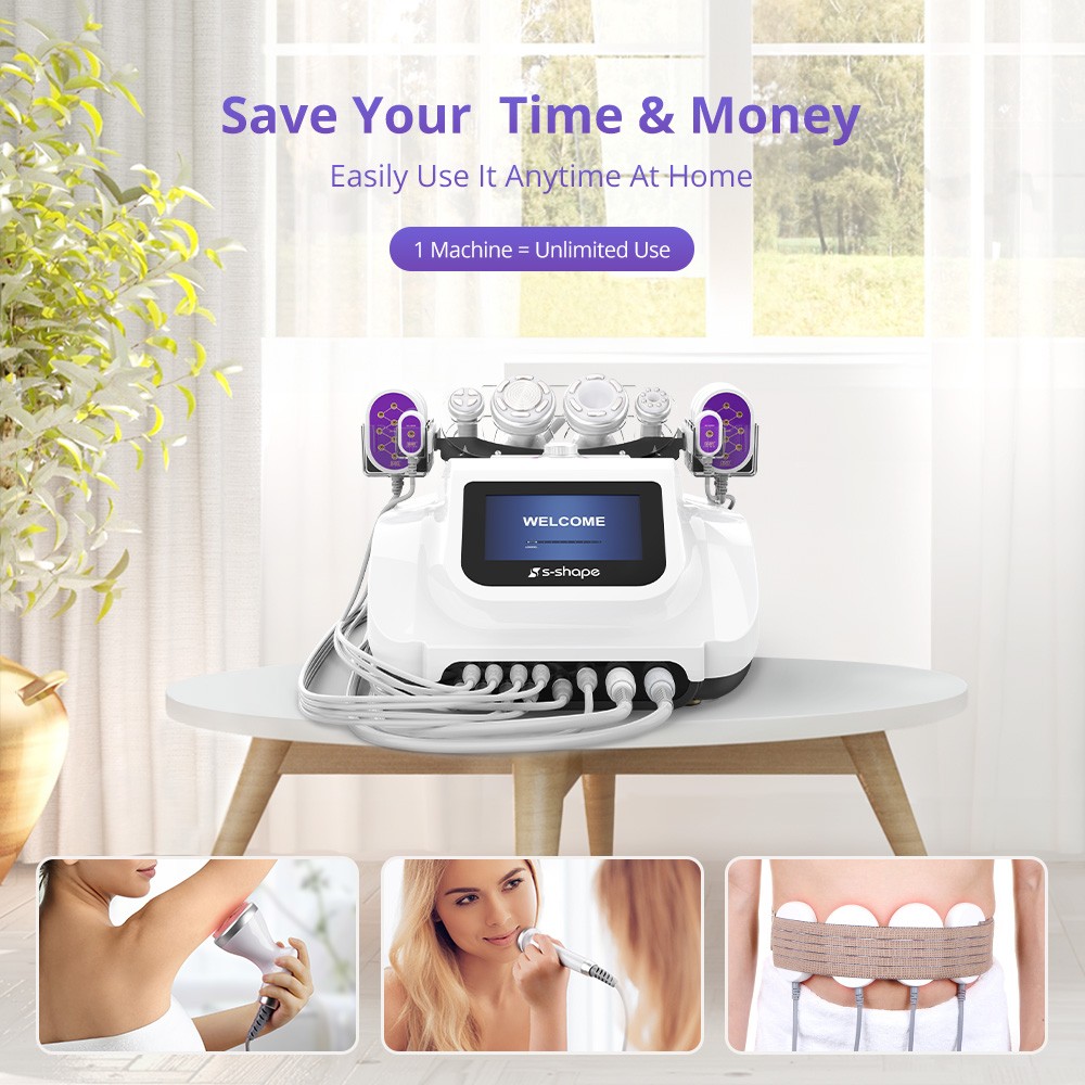 Premium 6 in 1 Beauty Machine for Body Massage Facial Skin Care Salon Studio