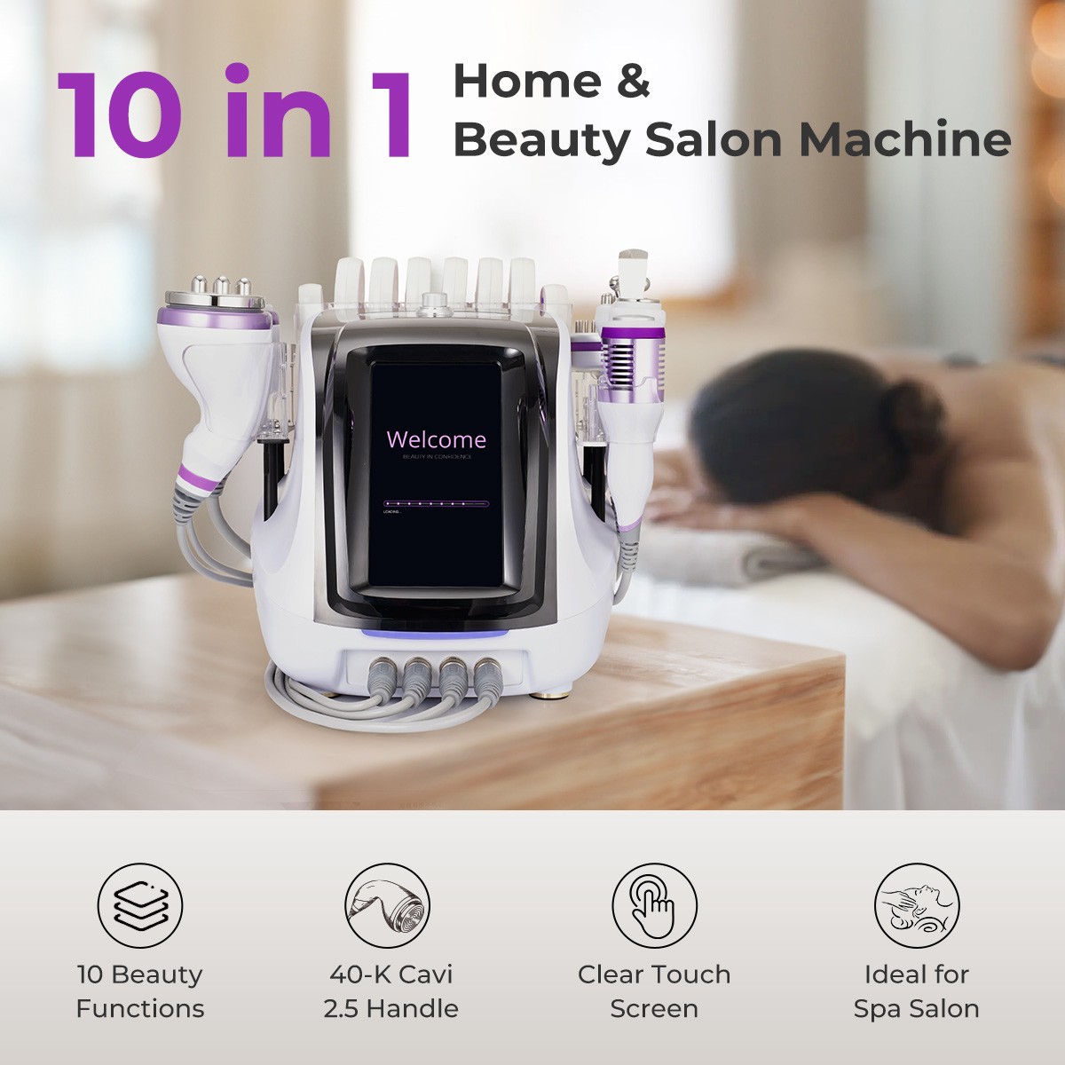 Pro 10 in 1 Beauty Machine for Body Massage Facial Care Skin Lifting Lost Weig87