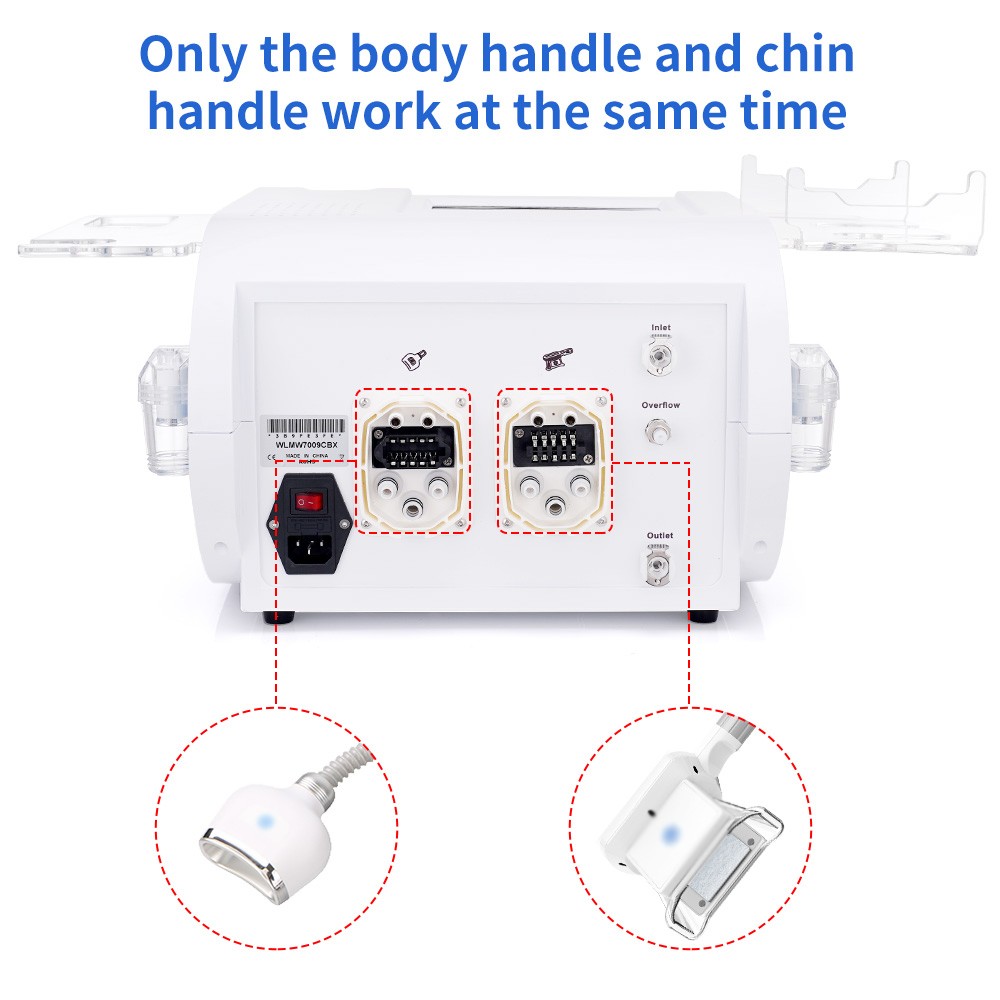 1/2/3 Handles Cold Freezing Beauty Machine Double Chin Removal For Salon Clinic