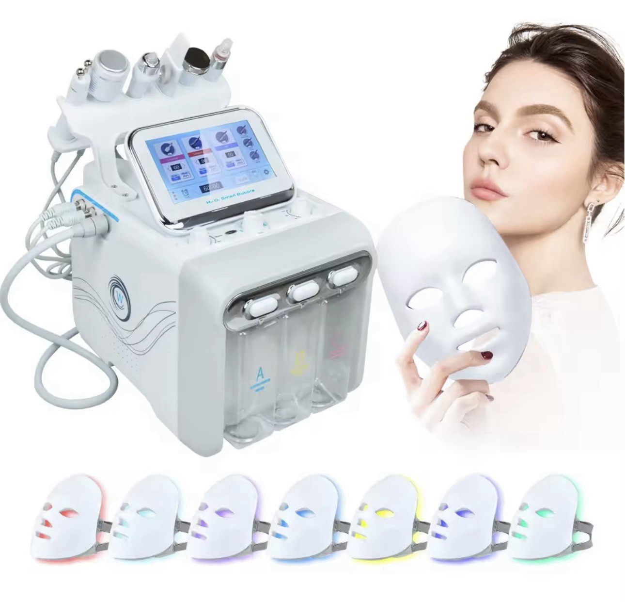 Facial Machine Salon Grade Aesthetics Skin Care 7 In 1 Beauty Equipment At Home