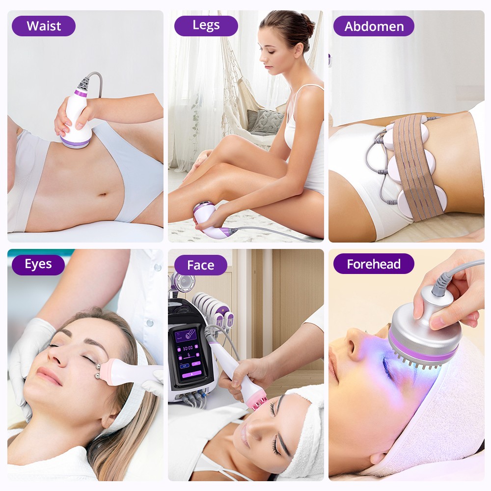 9 in 1 Beauty Machine for Body Massage Facial Skin Care Spa Salon Home Use New