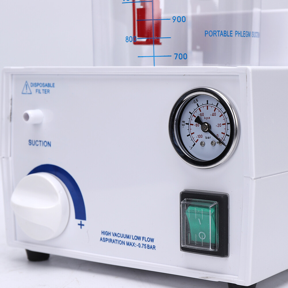 1000mL Dental Suction Machine Oral Emergency Vacuum Phlegm Suction Unit 110V