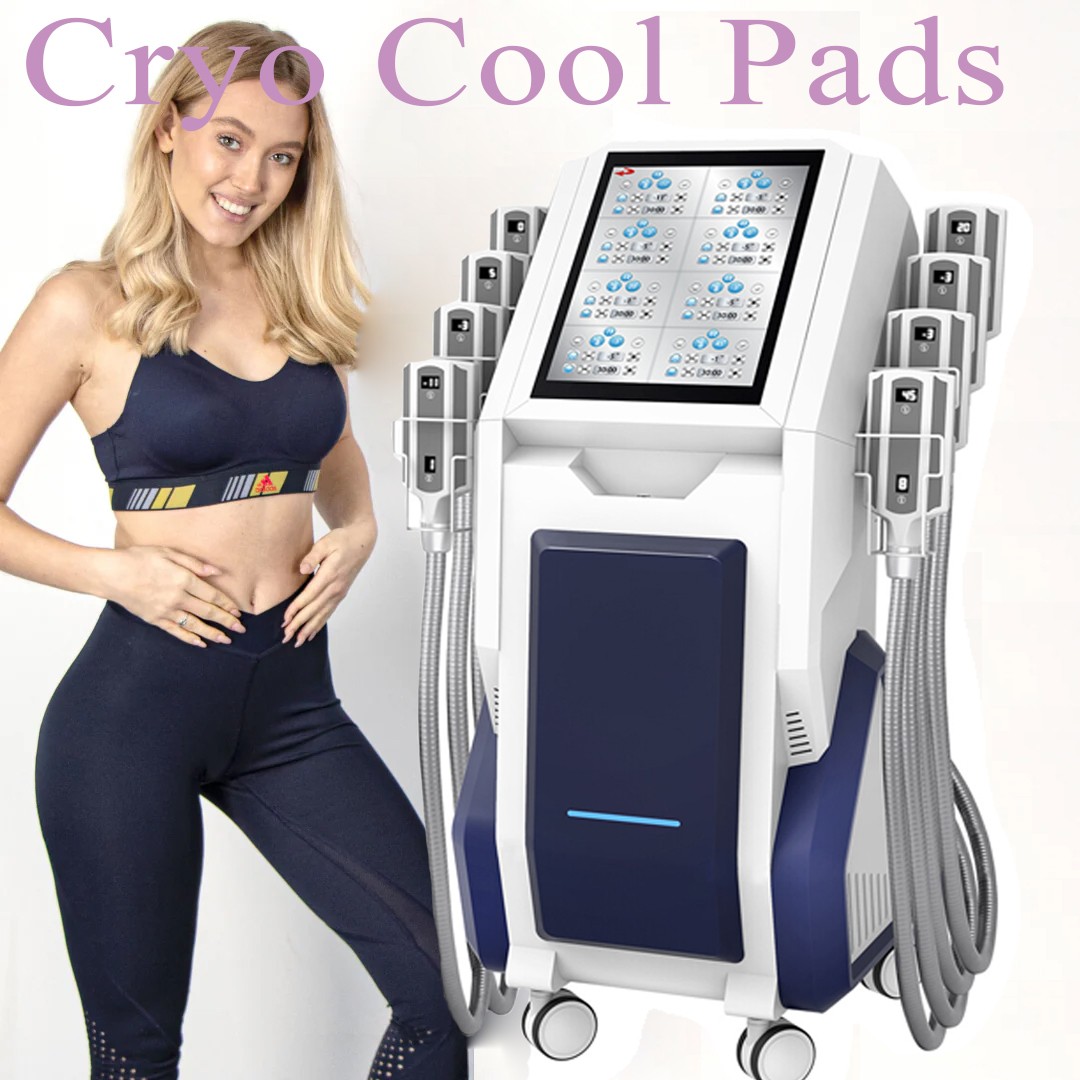Body Sculpting Cool Cryo Therapy Cryo Pad Cellulite Removal Slimming Spa Machine
