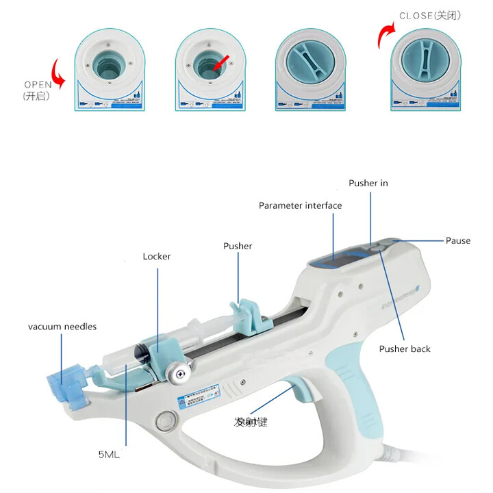 Mesogun Facial Skin Lifting Wrinkle Removal Machine Mesotherapy SPA Anti-Aging