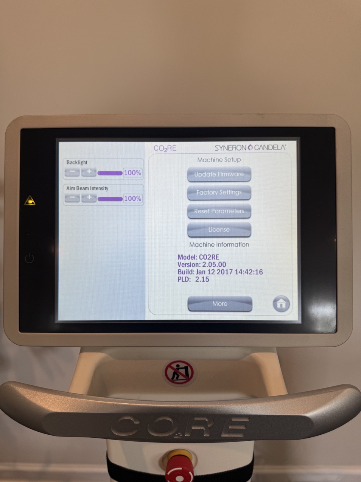 Candela CO2RE Fractional CO₂ Laser – 2017 – Excellent Working Condition