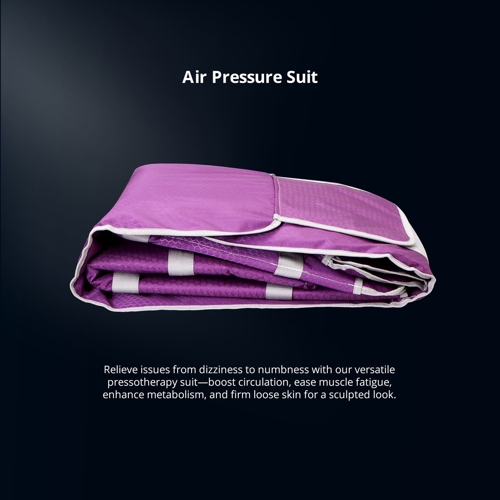 Pressotherapy Air Pressure Suit Body Relaxation Lymphatic Drainage Massager USED