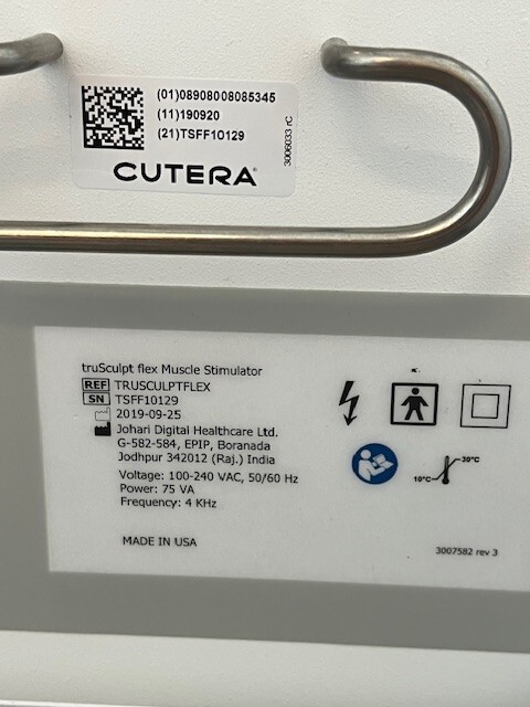 2019 Cutera Trusculpt Flex for Body Toning & Muscle Sculpting