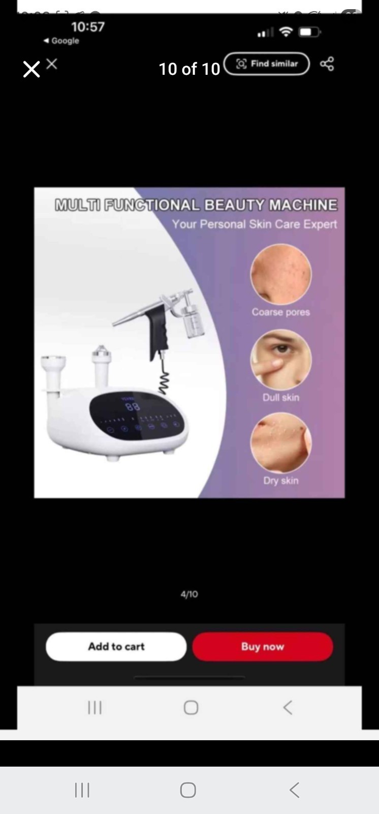 SEWDY Portable Ultrasonic Beauty Machine Skin Tightening Wrinkle Reducing