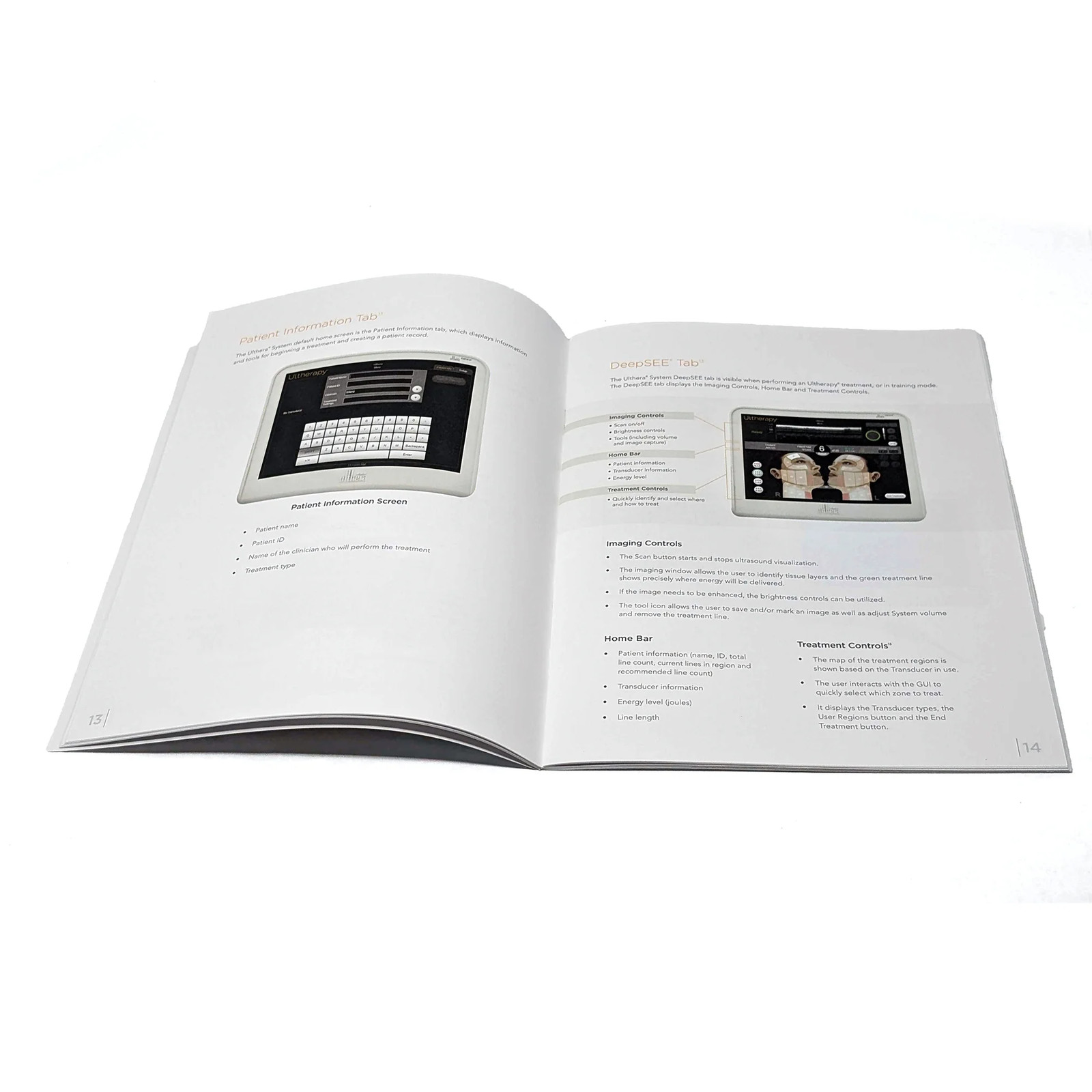 Ultherapy “Customer Training Manual”