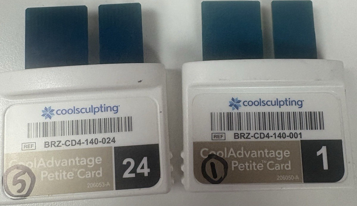 CoolSculpting CoolAdvantage Petite Card BRZ-CD4-140-024 BRZ-CD4-140-001 Cryolip…