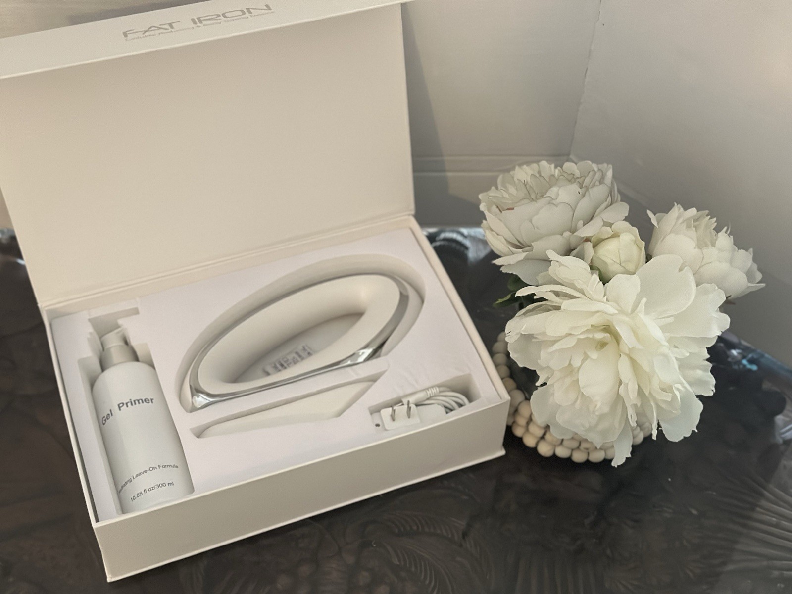 LUMINA NRG Fat Iron Body Fat Slimming and Skin Tightening Device – White