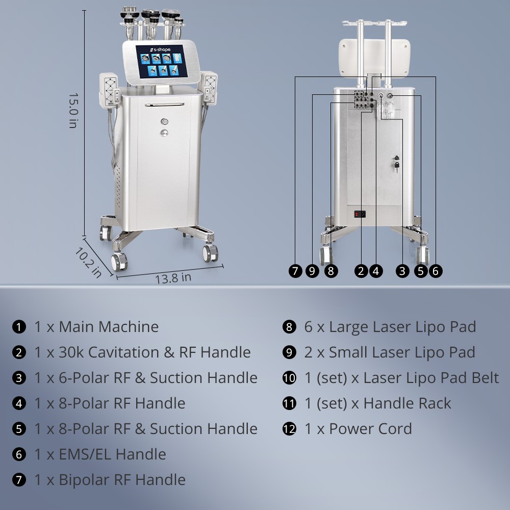 7 Probes Beauty Machine for Taut Skin Jawline Definition Snatched Vertical Type