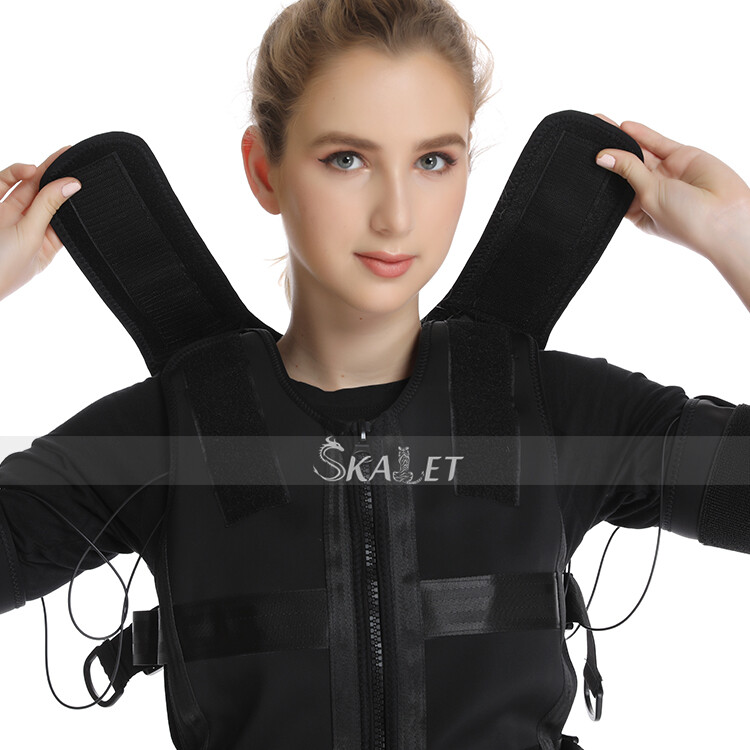 Electric Training Fitness Sport EMS Training Machine Muscle Stimulator Suit
