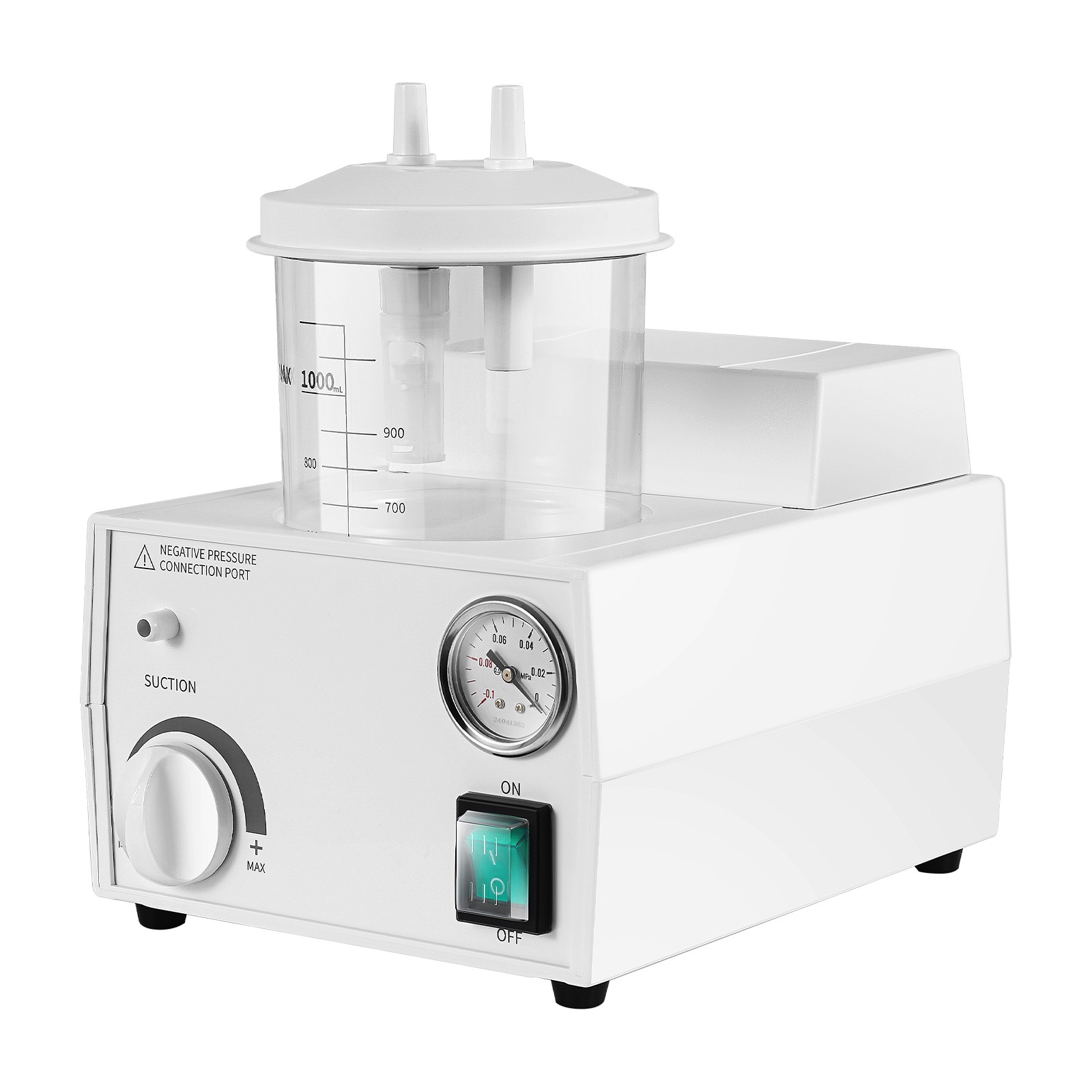Portable Dental Phlegm Suction Unit Medical Vacuum Aspirator Machine Emergency