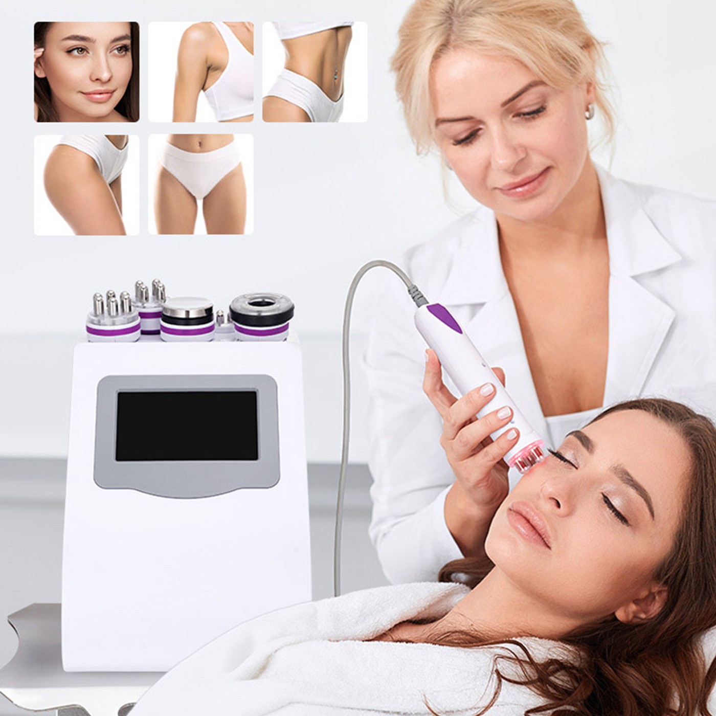 5 in 1 Beauty Machine Body Shaping Facial Skin Care Massager Device Home Use New