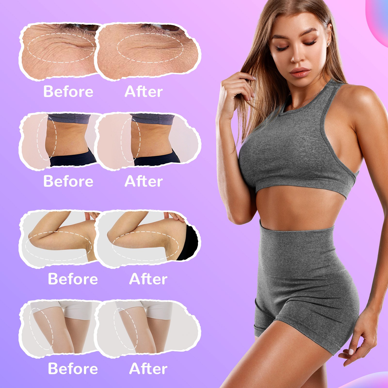 5 in 1 Beauty Machine for Body Massage Facial Skin Care Skin Lifting Lost Weig8