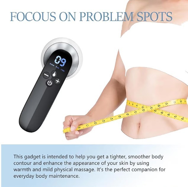 Cellulite Massager Tool – Body Sculpting Machine Handheld (White)