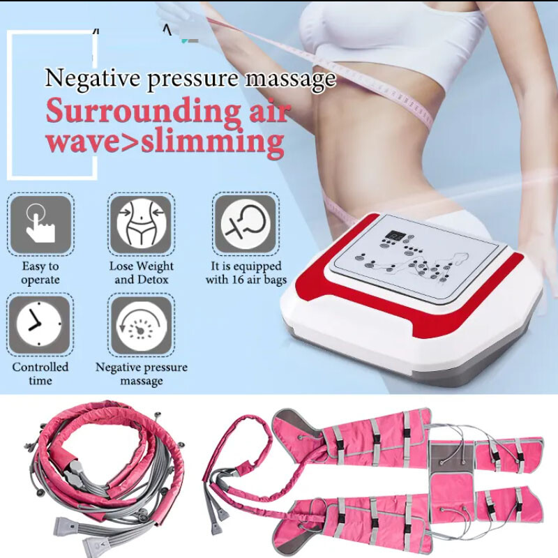 3 in 1 Lymphatic Drainage Therapy Pressotherapy Massage Body Slimming Machine