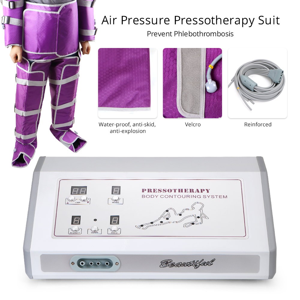 Pressotherapy Air Pressure Suit Body Relaxation Lymphatic Drainage Massager USED