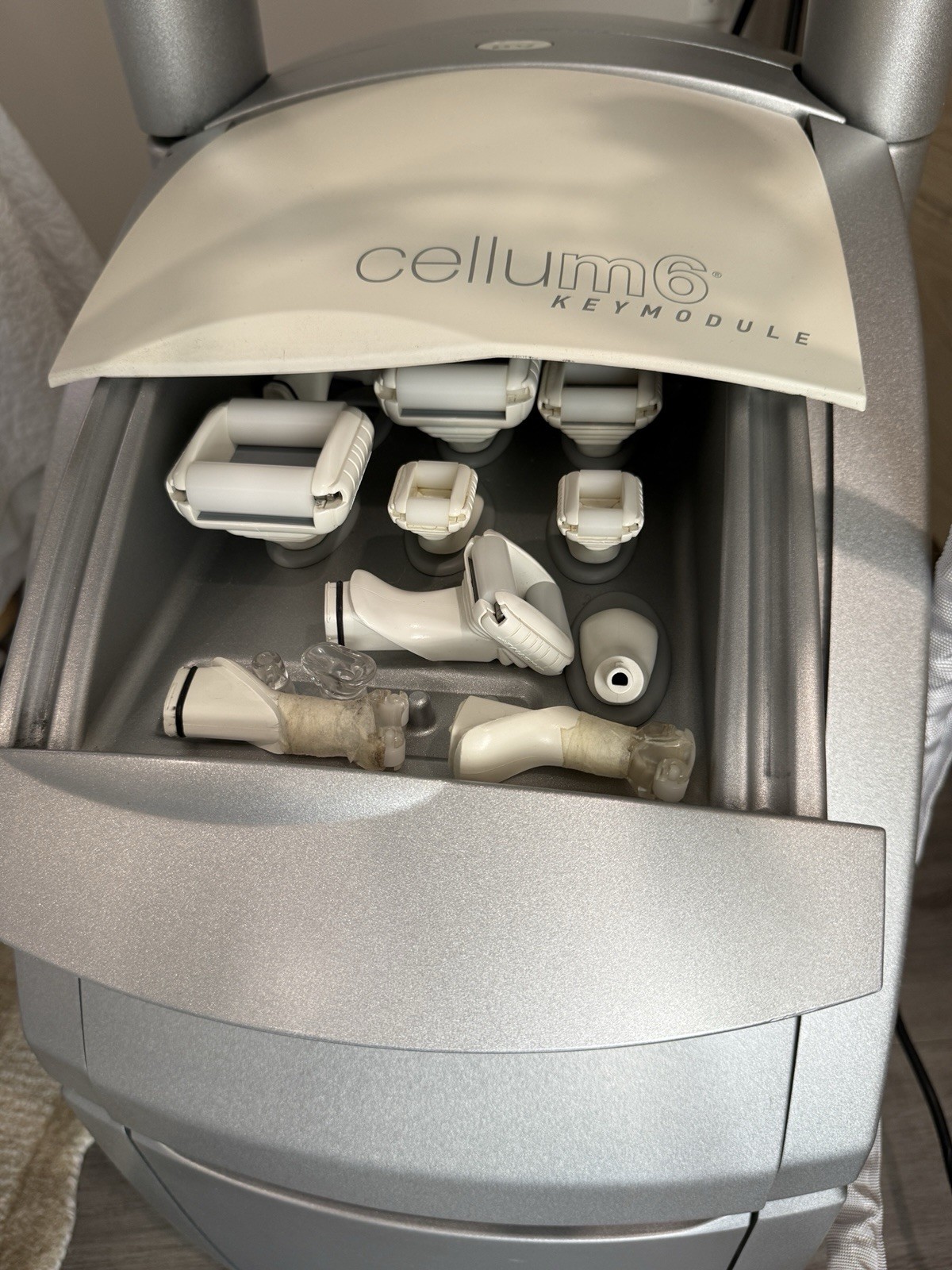 LPG Cellu M6 Keymodule Cavitation & Vacuum Portable Machine w/ Handpieces