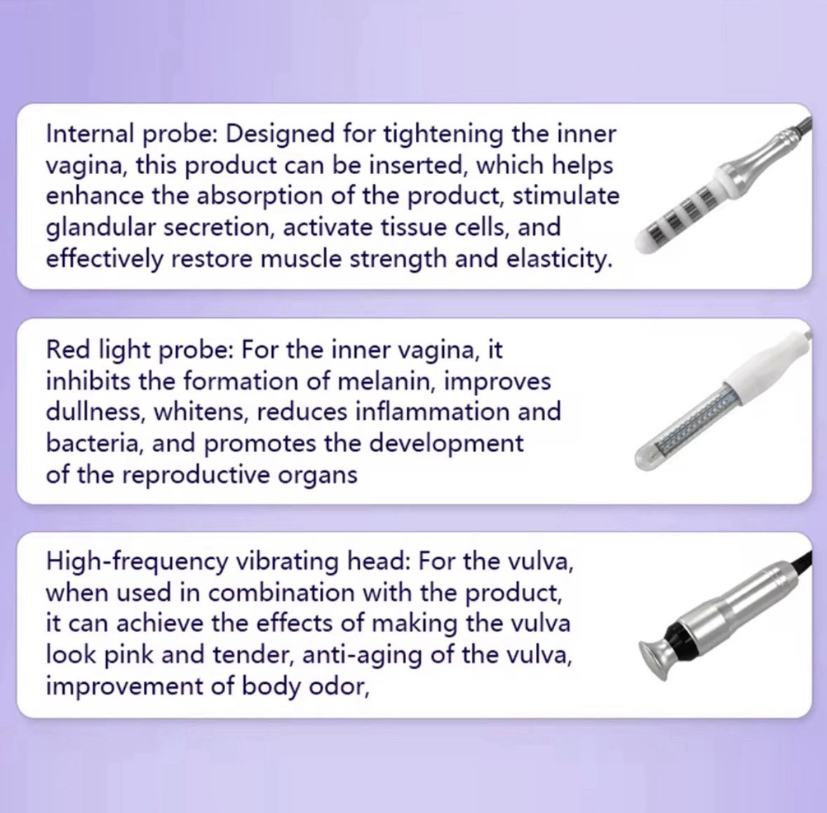 Professional 6-in-1 Vaginal Rejuvenation RF Therapy Machine Home & Salon Use