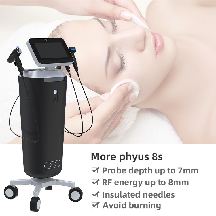 Powerful Gold-RF facial spa beauty device improve skin complexion anti-aging