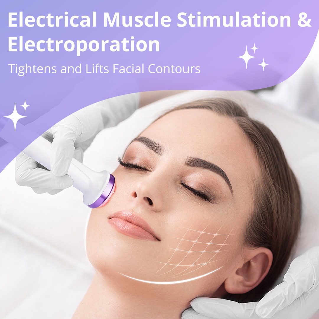 Premium 6 in 1 Beauty Machine for Advanced Body & Facial Care Massage Salon Spa