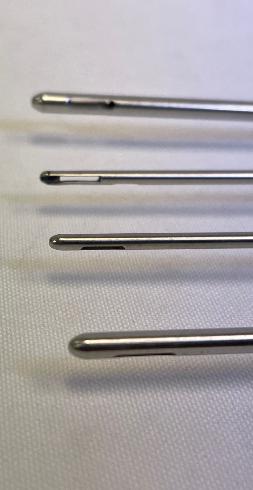 Set of 5 Byron Liposuction Cannulas w/ Sterilization Case Plastic Surgery