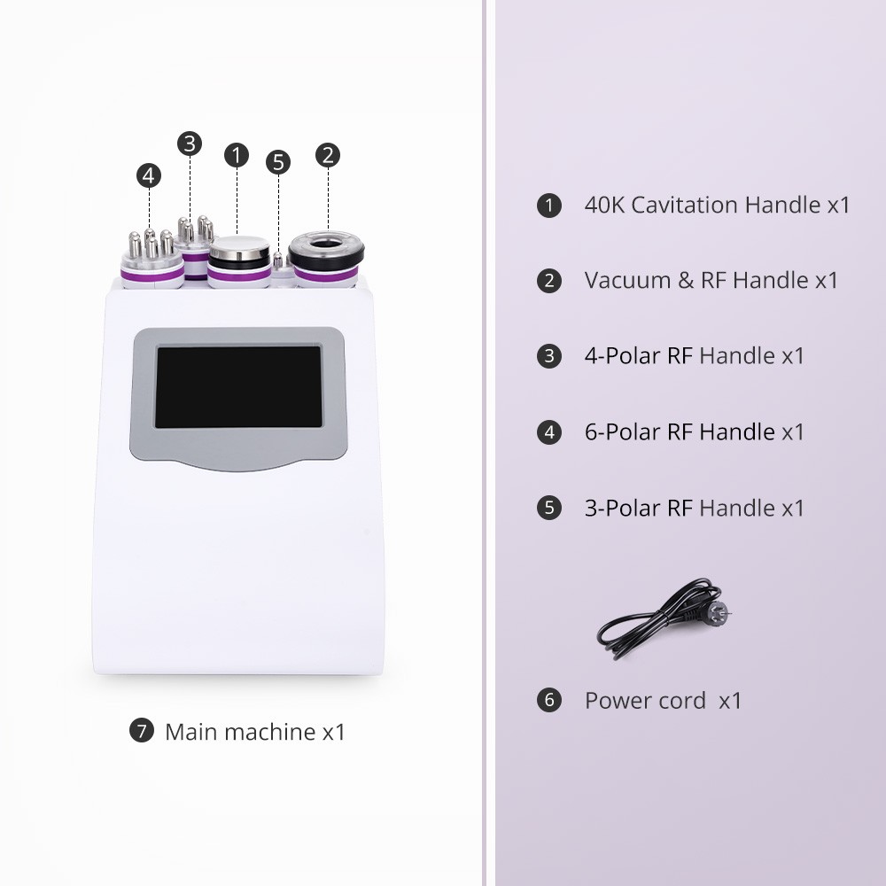 5 in 1 Beauty Machine Body Shaping Facial Skin Care Massager Device Home Use New