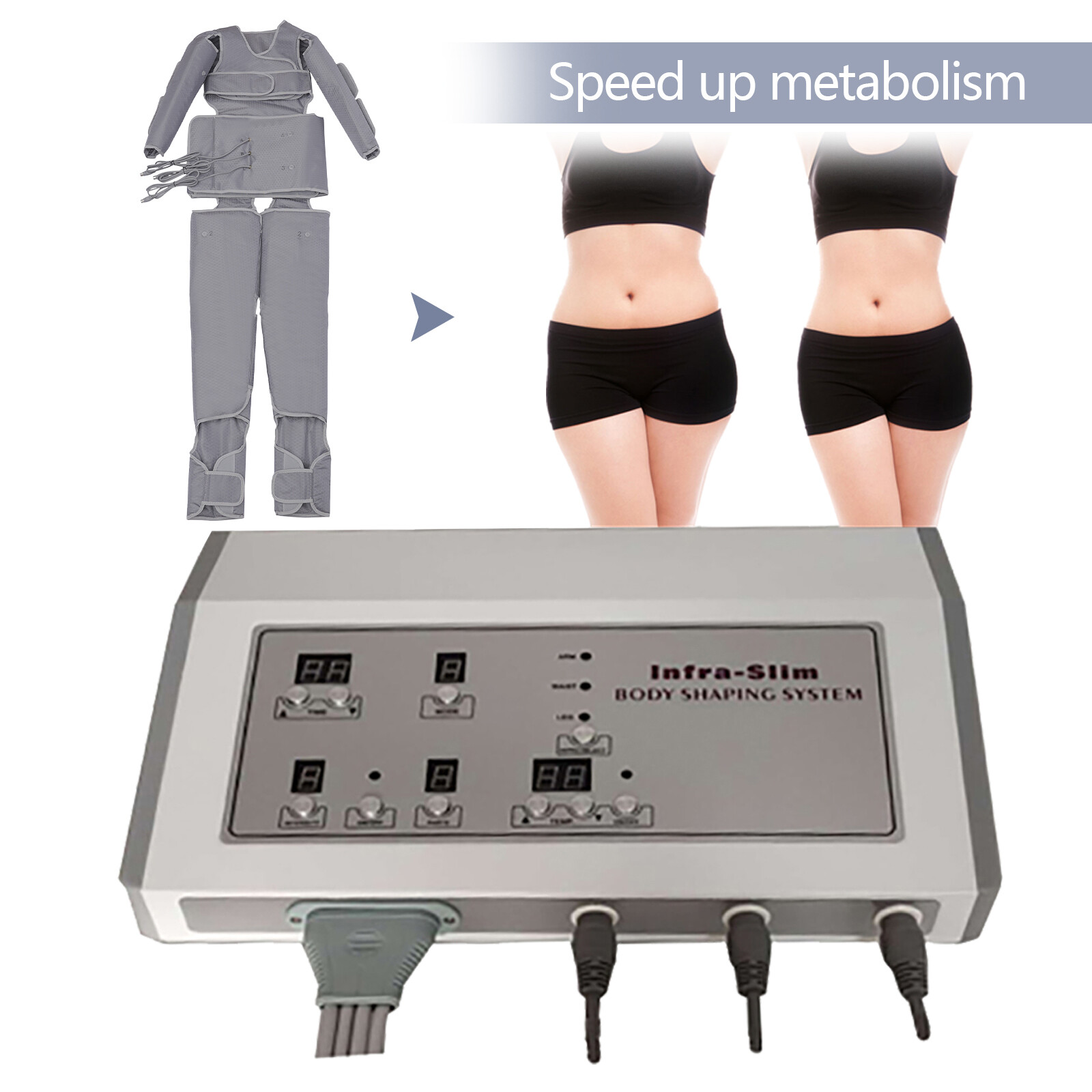 Air Wave Pressure Pressotherapy Lymphatic Spa Fat Removal Machine Suit Blanket