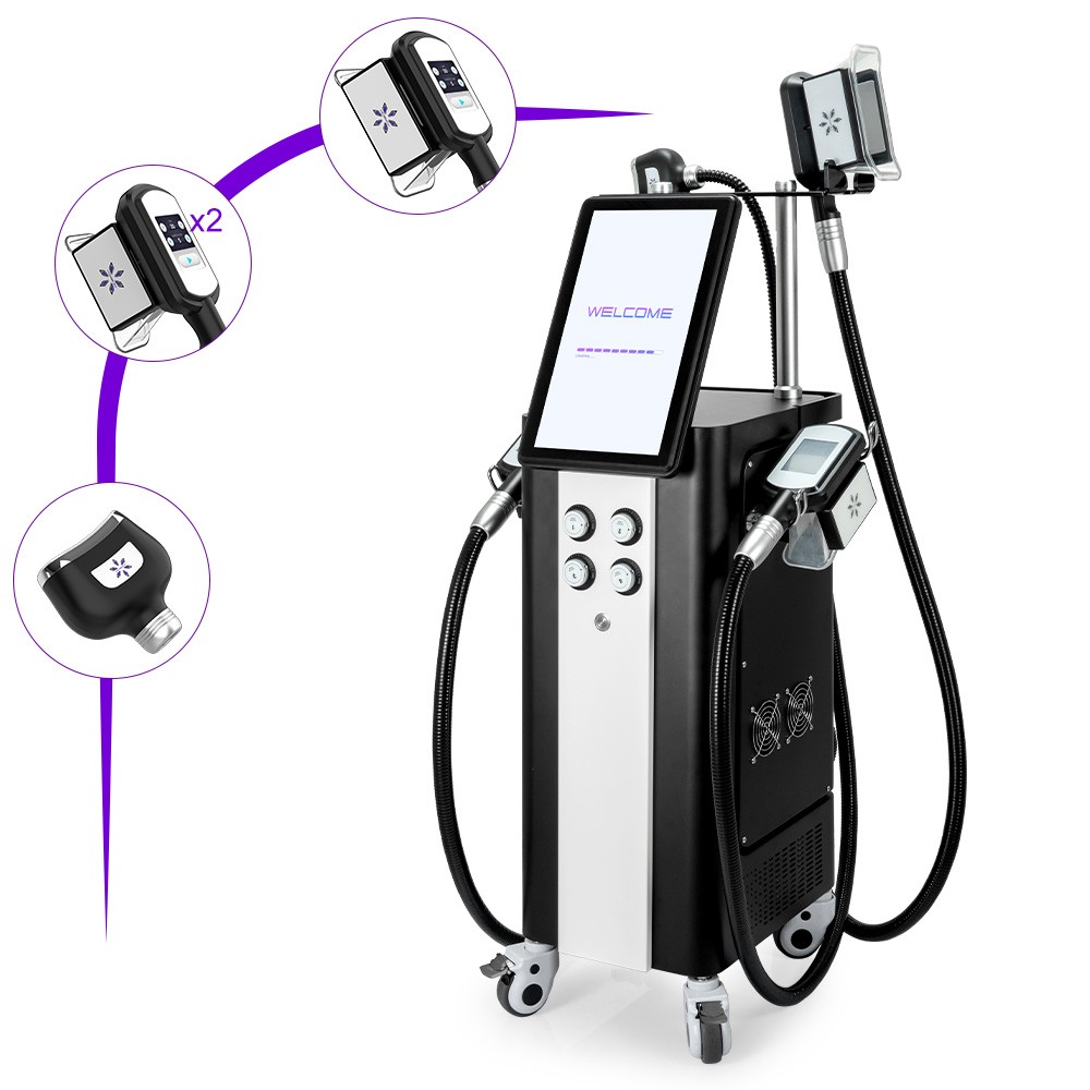 4 Handles Freezing Double Chin Removal Cool Therapy Body Massager Beauty Machine