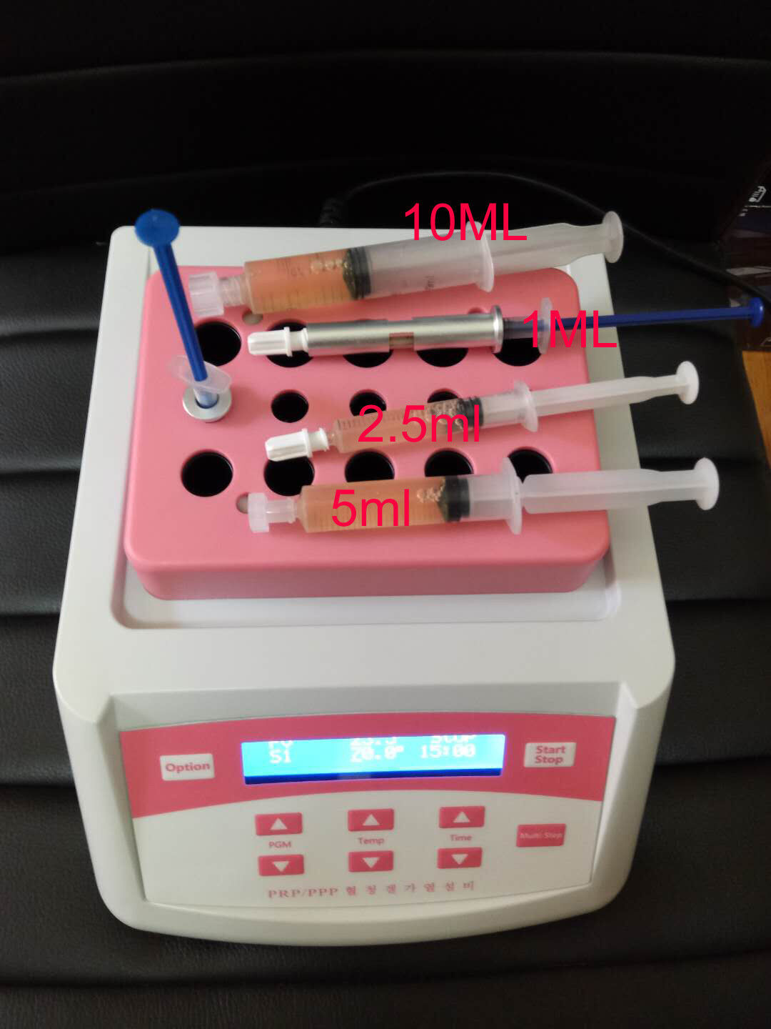 4 in 1 PRP/PPP Gel Heating Machine 1 ,2.5 ,5,10ml Gel Making Beauty Machine