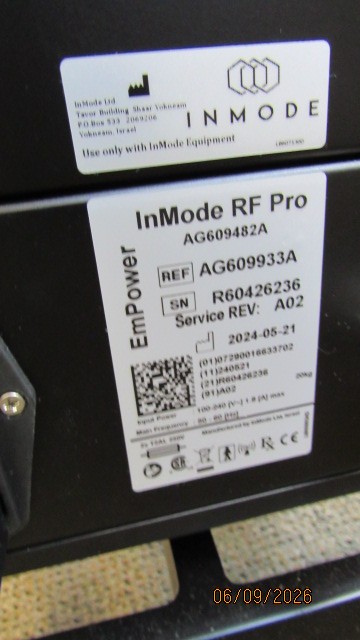 2024 InMode Empower RF Pro with Morpheus V, Morpheus8, Morpheus8 Body, Forma+90