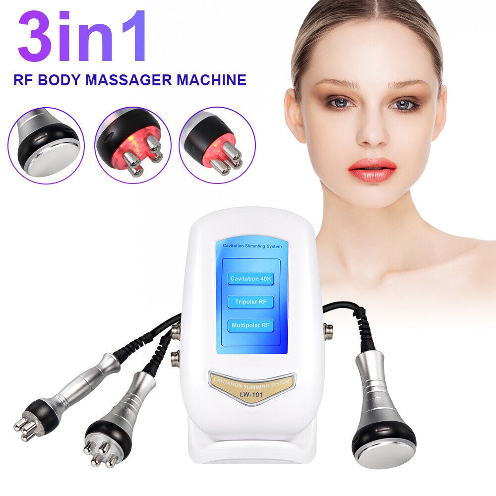 3 Head Massage Body Shaping Beauty Machine Neck Face Leg Skin Tightening Device