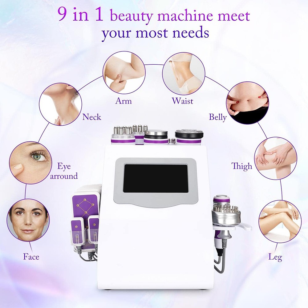9 in 1 Multifunction Handle Beauty Home Facial & Body Care Device Free Shipping