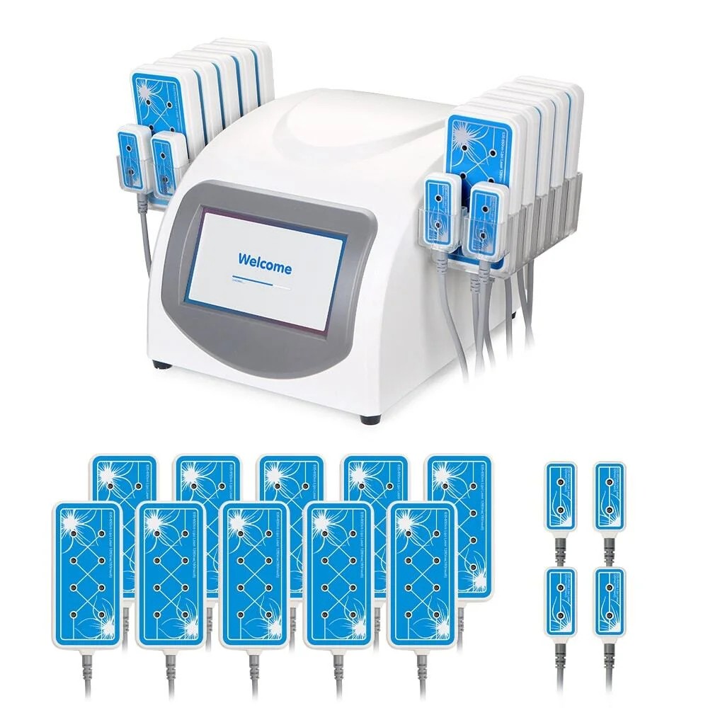 Dual Wavelength 635nm 650nm Led Laser Beauty Machine Full Body Massager 160mw US