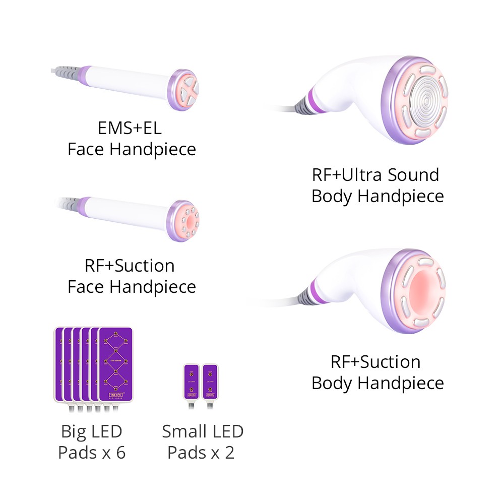 Multifunctional 6 in 1 Beauty Machine Body Massage Facial Skin Care Skin Lifting