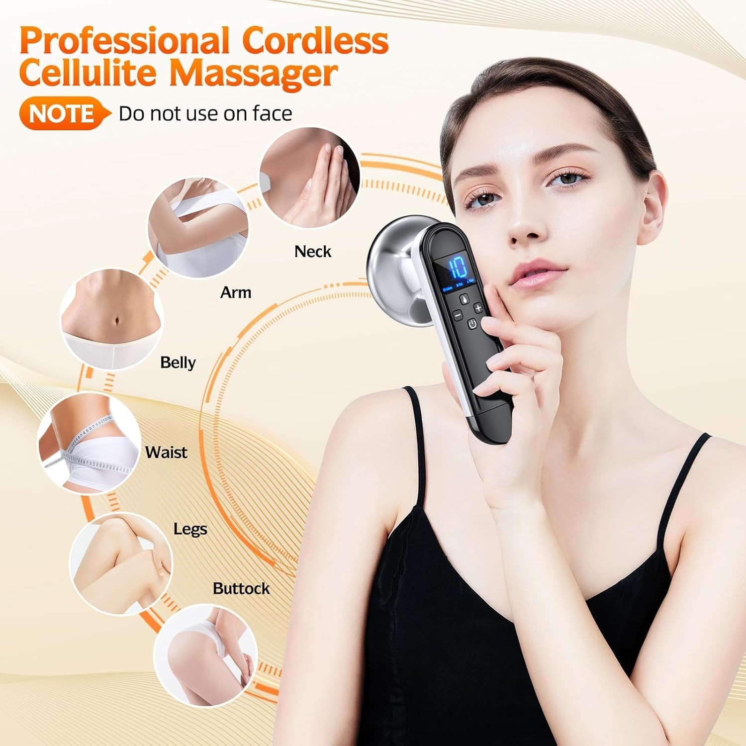 Cordless Cellulite Massager – Tighten Skin, Reduce Cellulite