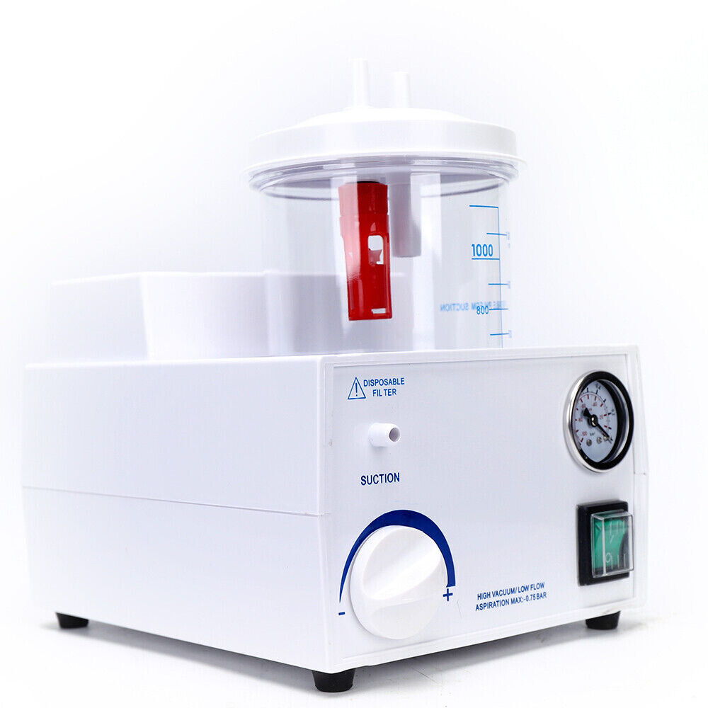 Portable Dental Phlegm Suction Unit Emergency Medical Vacuum Aspirator Machine