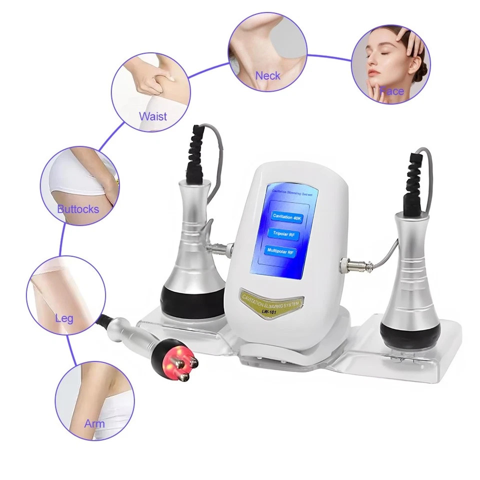 3 Head Massage Body Shaping Beauty Machine Neck Face Leg Skin Tightening Device